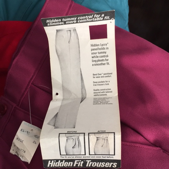 Bend Over by Levis Strauss & Co vintage women’s cool grandma trousers/pants - Picture 11 of 11